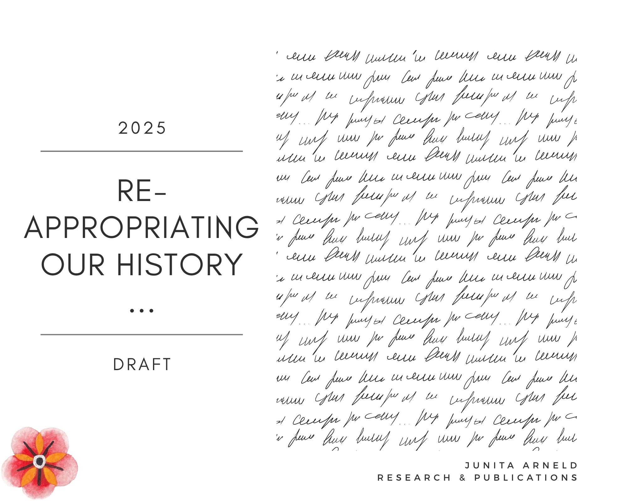 Cover — Re-Appropriating Our History (English draft)